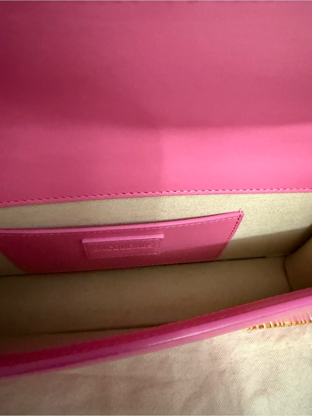 Jacquemus Hot Pink Le bambino long  shoulder bag - Picture 11 of 15